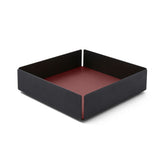 Svuotatasche Moderno in Pelle Dafne di Eglooh - Vera Pelle Rosso Bordeaux