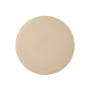 Tappetino Mouse Rotondo Atlante di Eglooh - Cuoio Beige