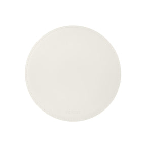 Tappetino Mouse Rotondo Atlante di Eglooh - Cuoio Bianco