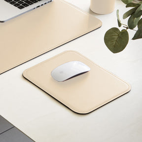 Tappetino Mouse Hermes di Eglooh - Cuoio Beige - Zoom Tre Quarti
