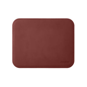 Tappetino Mouse Hermes di Eglooh - Cuoio Rosso Bordeaux