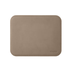 Tappetino Mouse Hermes di Eglooh - Cuoio Grigio Tortora